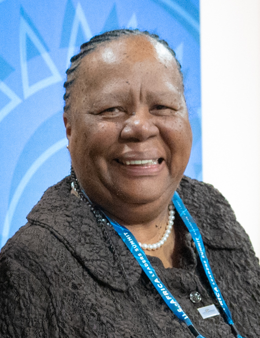 Portrait of Dr Naledi Pandor, former Minister of International Relations of South Africa