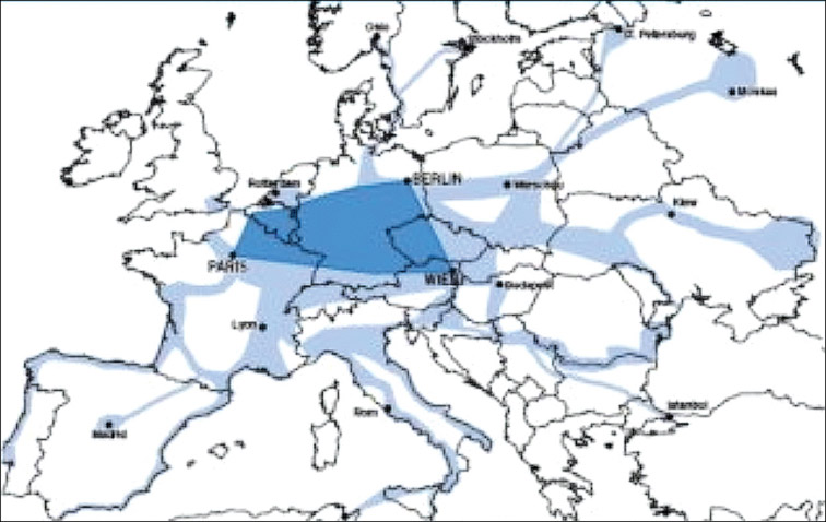 LaRouche’s European “Productive Triangle”—Paris, Berlin, Vienna. E.I.R. GmbH