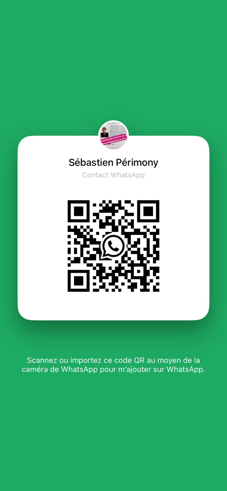 Sébastien Périmony WhatsApp QR code